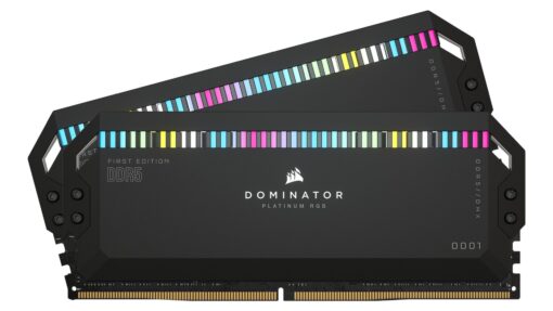 RAM CORSAIR DOMINATOR PLATINUM RGB 32GB (2x16GB) DDR5 5200MHz (Black)
