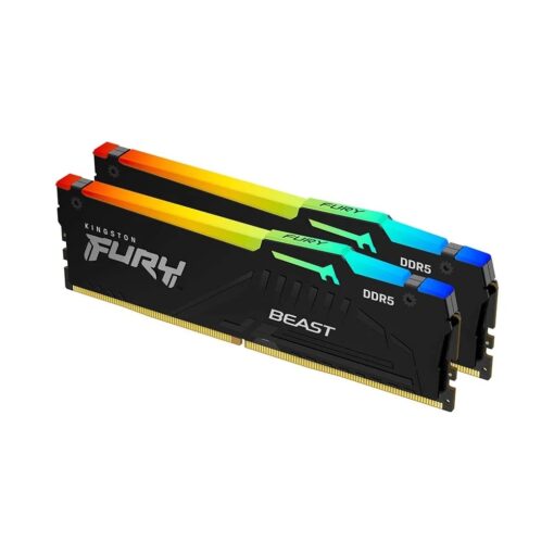 Ram Kingston Fury Beast RGB 32GB 5200MHz DDR5 (2x16GB) (Black)