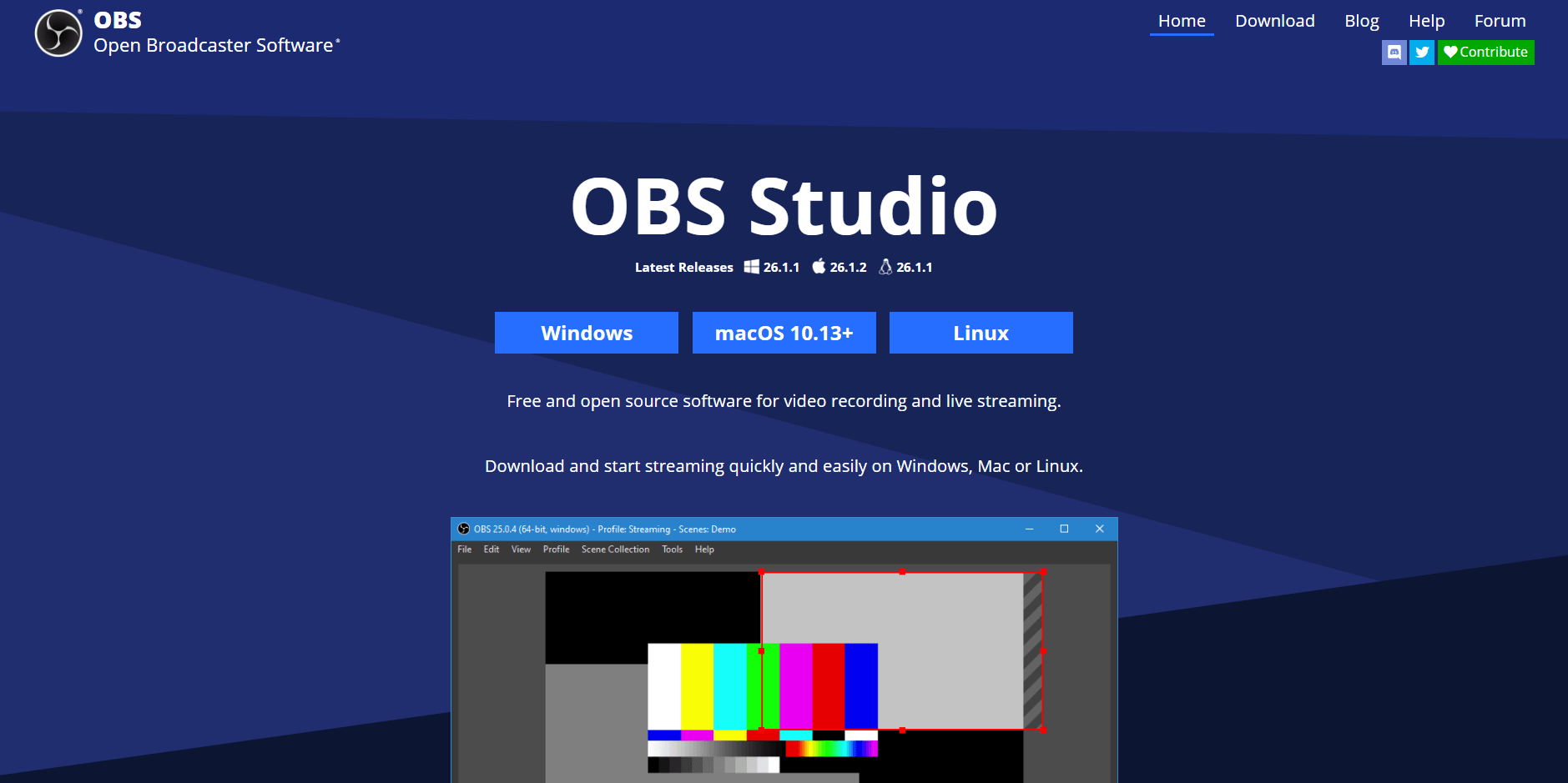 Tải phần mềm livestream OBS Studio tại trang chủ - GEARVN.COM