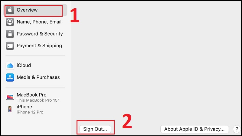 GEARVN - Cách đăng xuất tài khoản iCloud trên máy tính MacOS