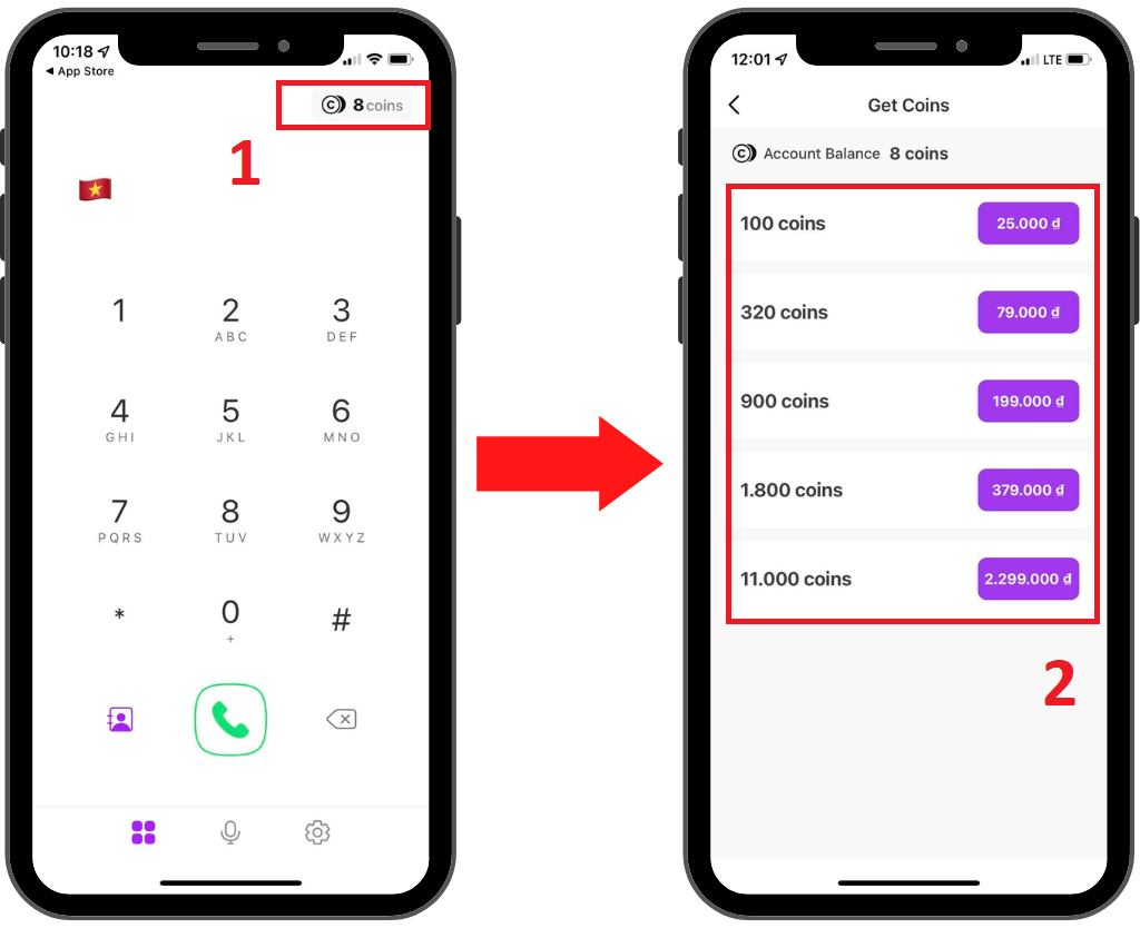 GEARVN - Hướng dẫn cách mua coins để ghi âm cuộc gọi trên iPhone