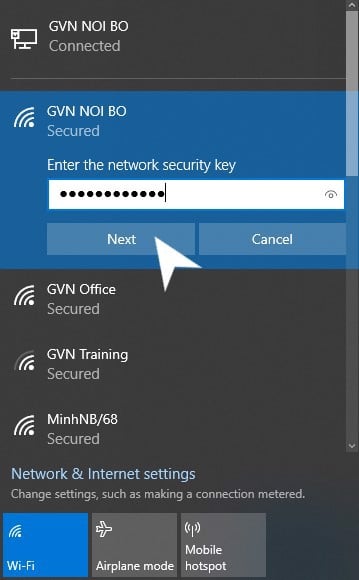 Kết nối WiFi cho máy tính bằng cách thủ công - GEARVN
