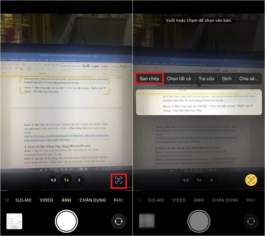 GEARVN - Cách scan tài liệu bằng Live Text trên iPhone