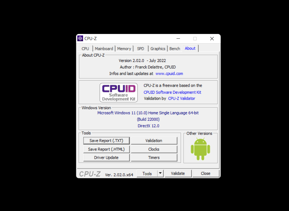 GEARVN - Cách xem thông số trên tab About từ CPU Z