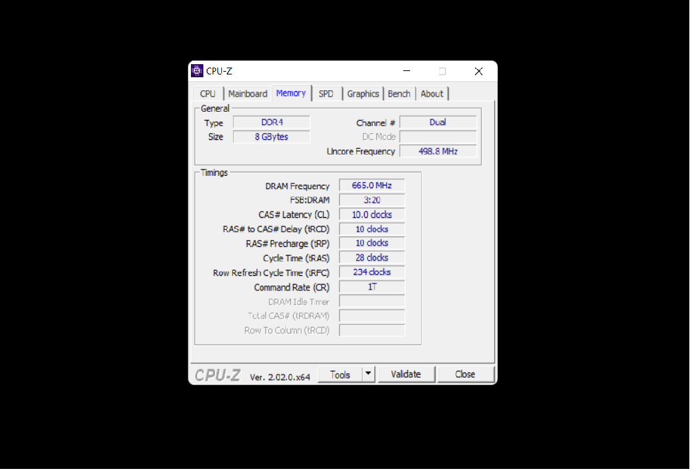 GEARVN - Cách xem thông số trên tab Memory từ CPU Z