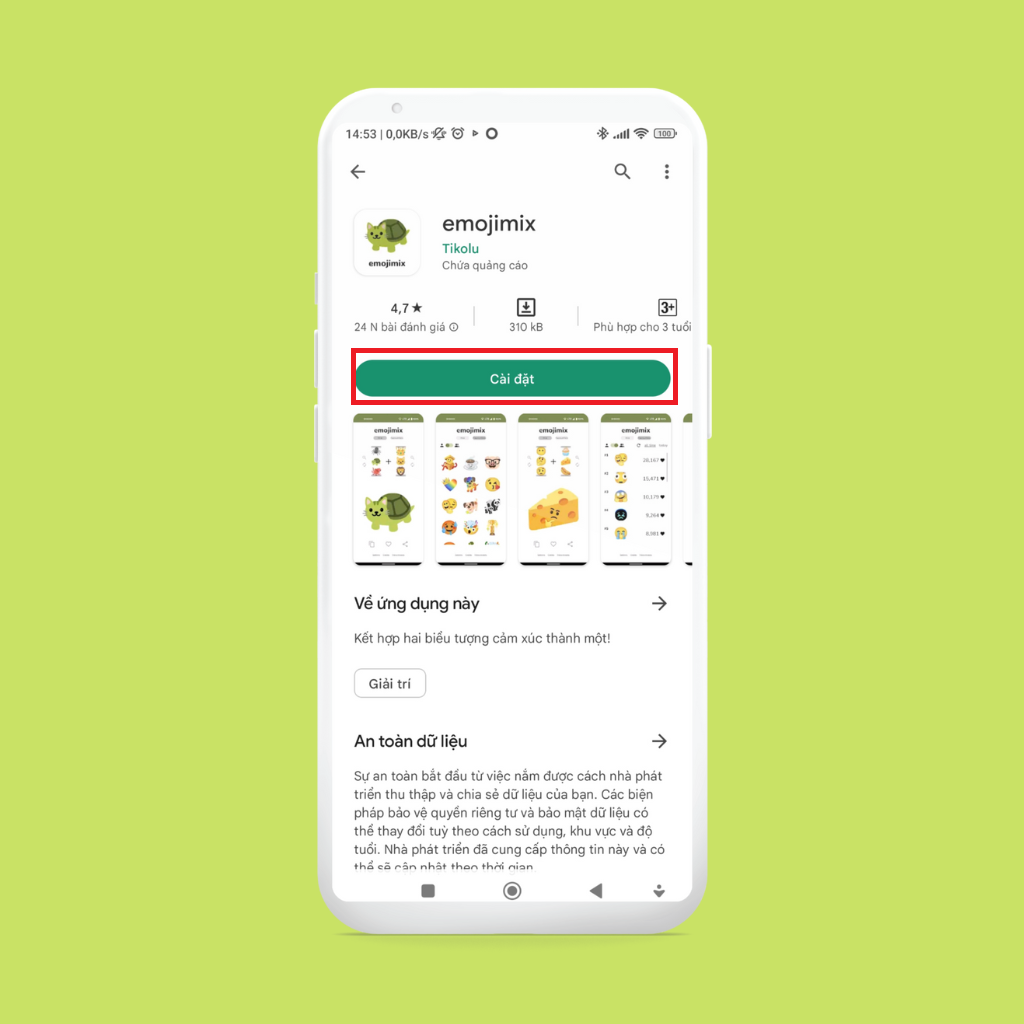 GEARVN - Hướng dẫn tải Emojimix trên điện thoại
