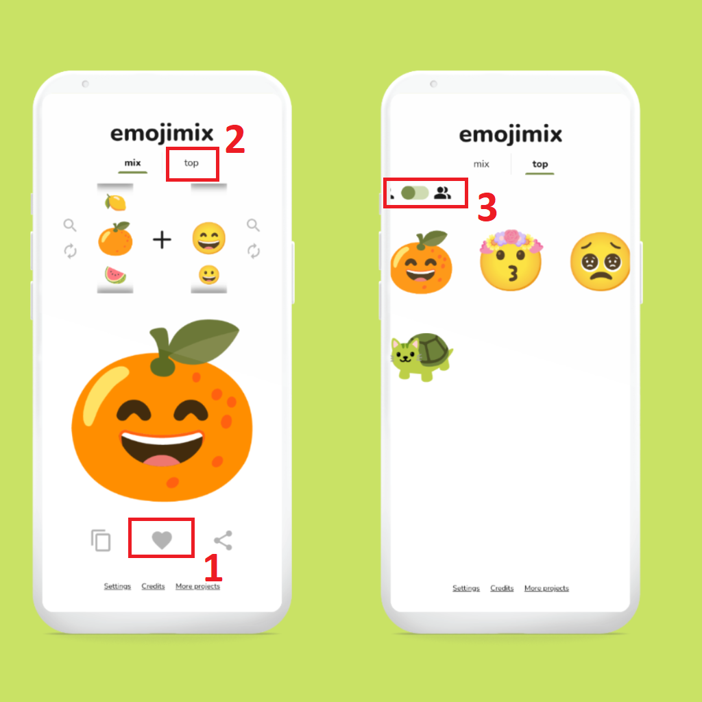 GEARVN - Tính năng nổi bật trên ứng dụng Emojimix
