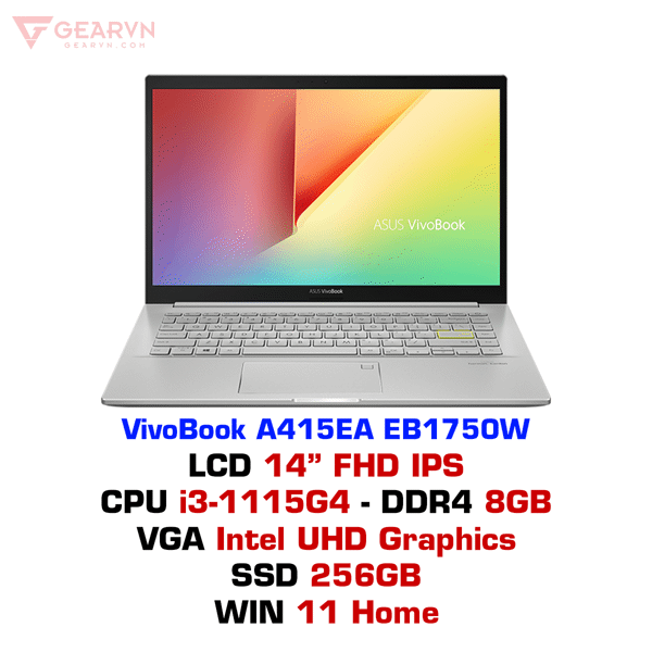 Laptop Asus Vivobook A415EA EB1750W - GEARVN