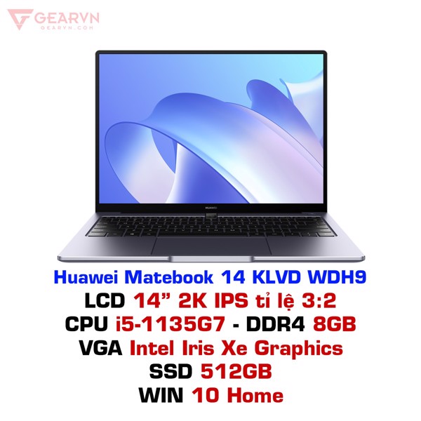 Laptop Huawei Matebook 14 KLVD WDH9 - GEARVN