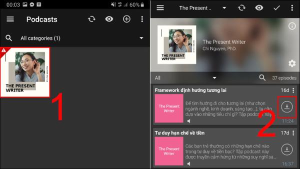 GEARVN - Hướng dẫn sử dụng Podcast trên Android cho người mới