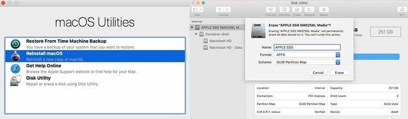 GEARVN Sửa Macbook lỗi folder dấu chấm hỏi, không vào được hệ điều hành
