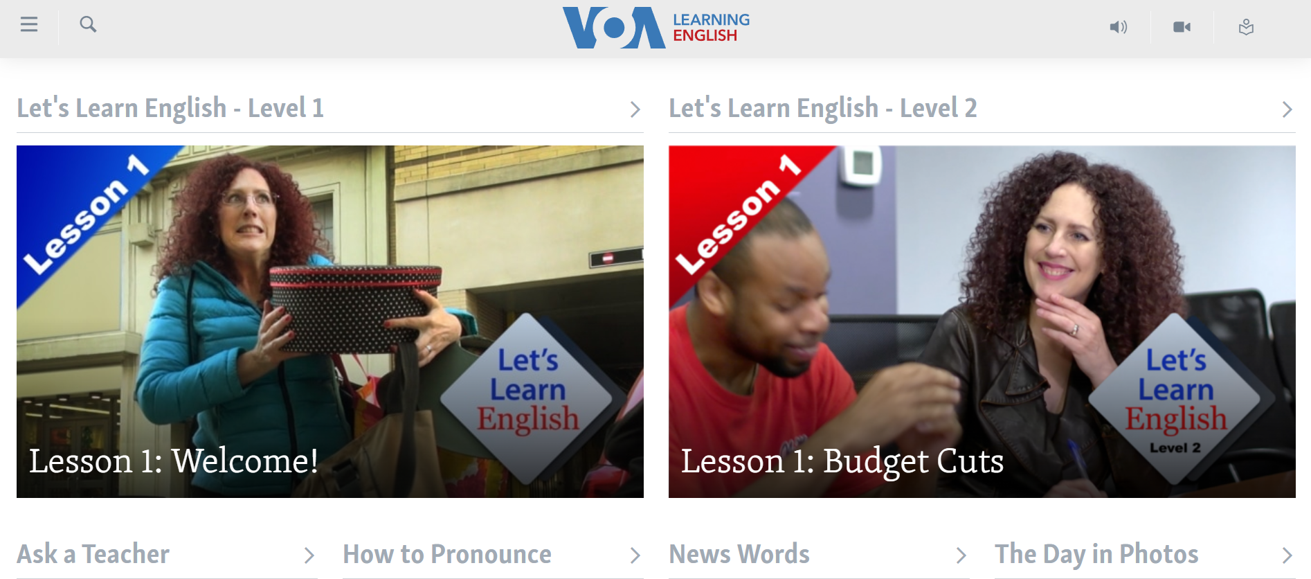 GEARVN - Trang web học tiếng Anh miễn phí VOA Learning English