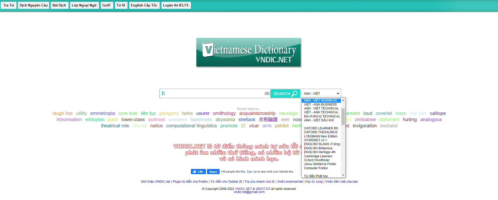 GEARVN - Trang web từ điển online VNDic