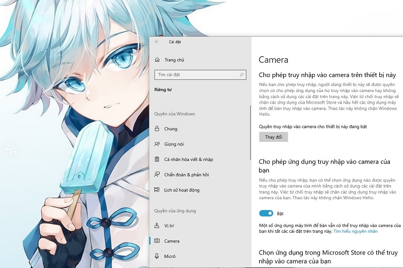 Hướng dẫn mở camera trên Laptop Windows 7 8 10