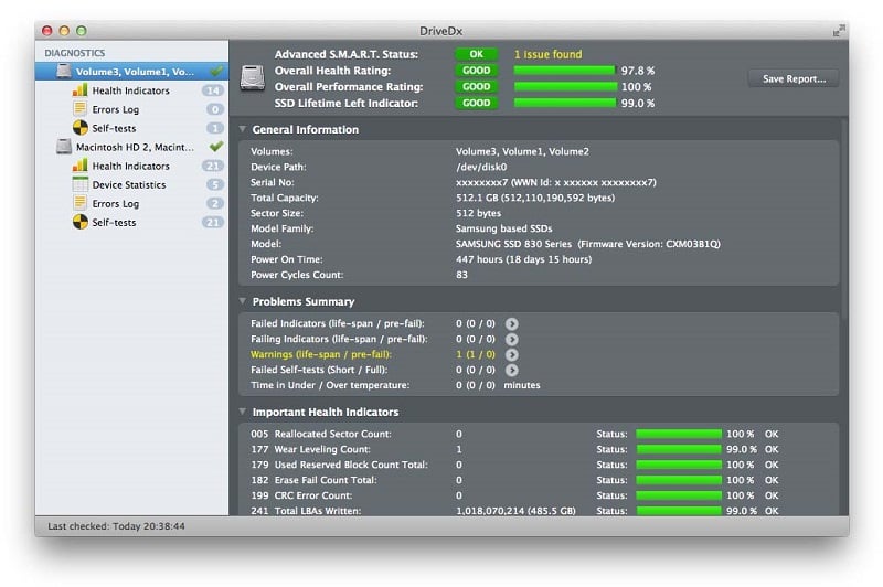 Cách kiểm tra tình trạng SSD trên Apple Macbook M1