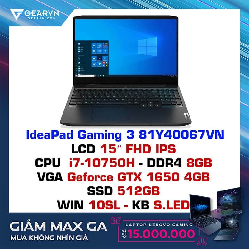 Lenovo IdeaPad Gaming 3 15IMH05 (81Y40067VN)