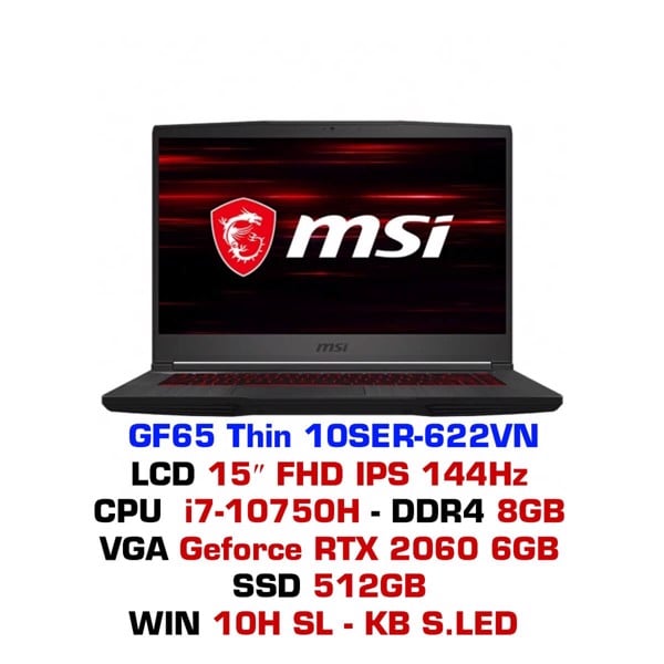 MSI GF65 10SER 622VN - GEARVN.COM