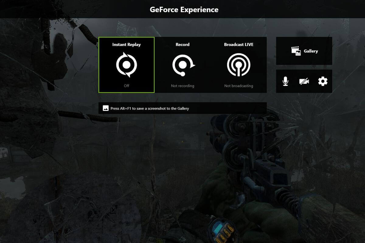Phầm mềm quay màn hình tốt nhất hiện nay - NVIDIA GeForce Experience