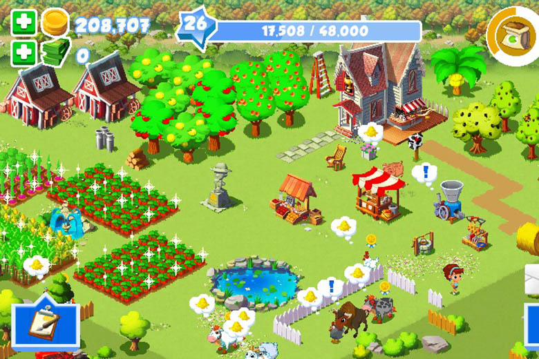 game nông trại mobile